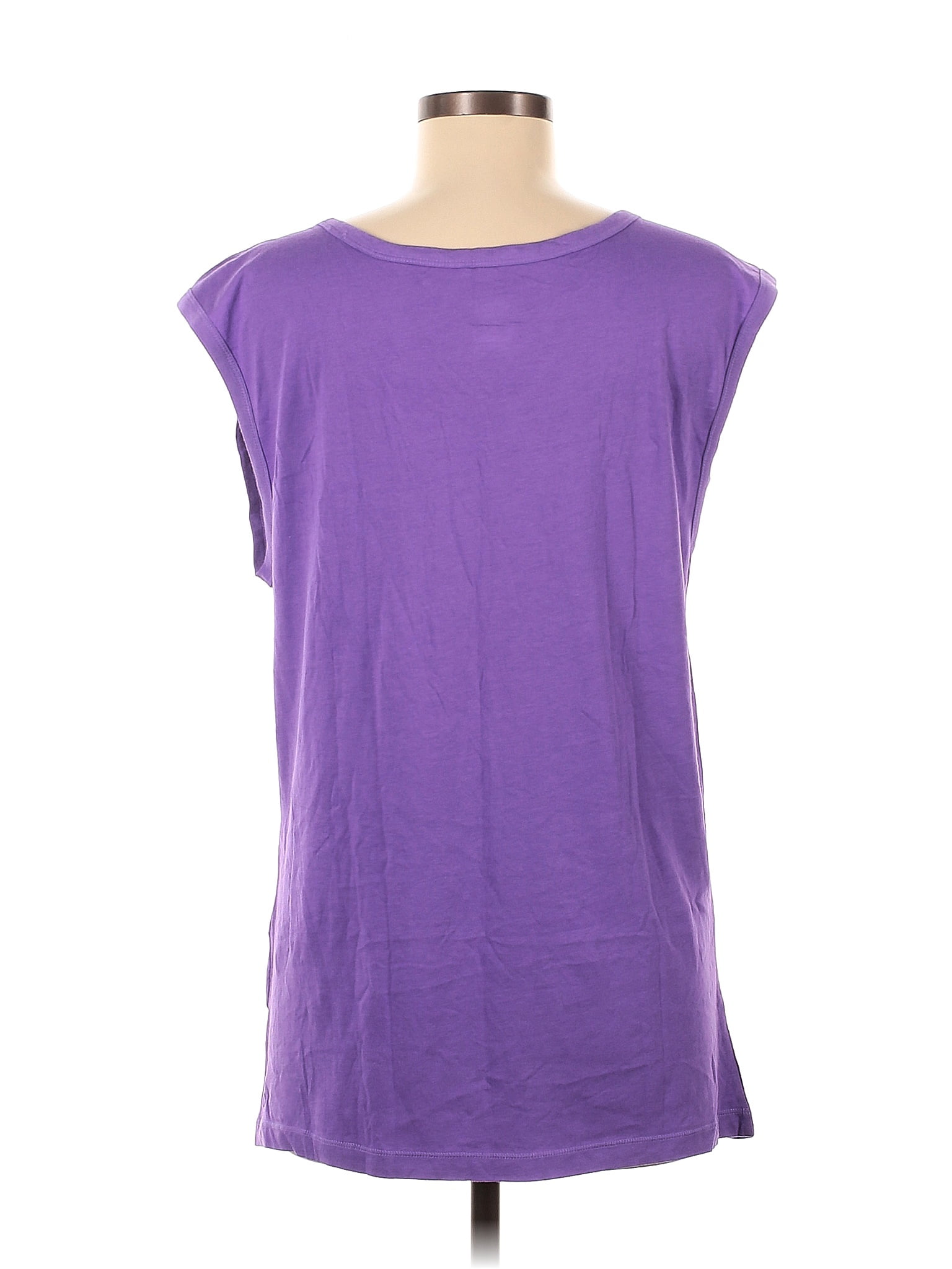 GAIAM Solid Purple Active T-Shirt Size M - 44% off