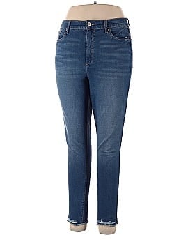 Sofia Vergara Jeans Women 16 Plus Blue Denim Skinny Ankle High