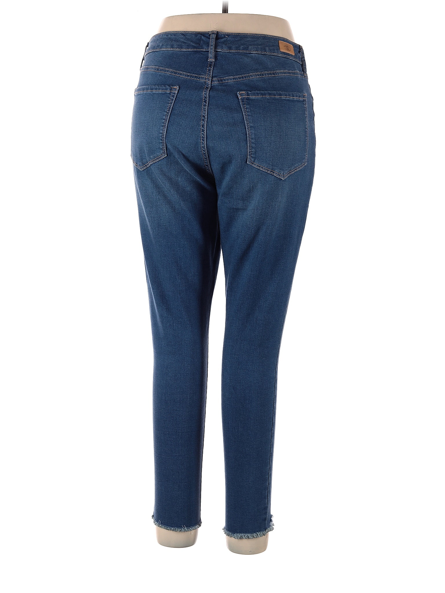 Sofia by Sofia Vergara Solid Blue Jeans Size 14 - 56% off