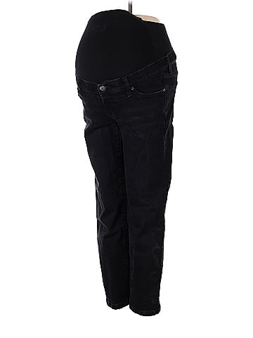 Gap - Maternity Solid Blue Black Jeans 28 Waist (Maternity) - 62% off