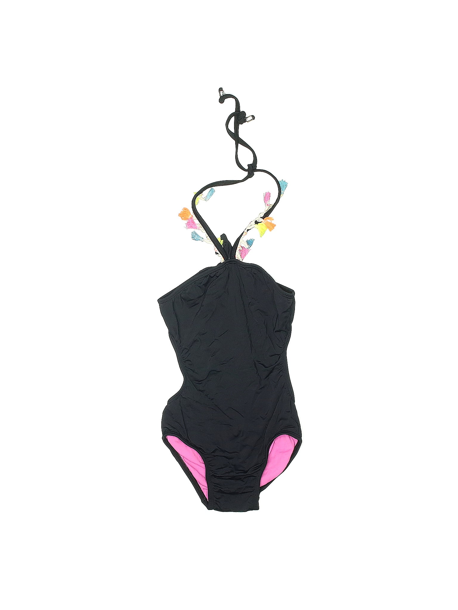 Planet Sea Solid Black One Piece Swimsuit Size 6 52 Off Thredup 8129