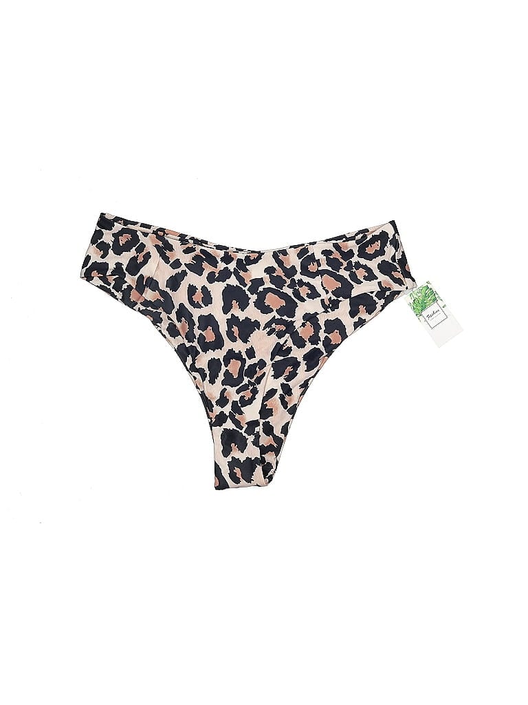 Pre-owned Fashion Swimsuit Bottoms In Brown