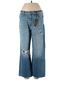 J. Mclaughlin Womens Blue Cotton Corduroy Mid-Rise Straight Pants