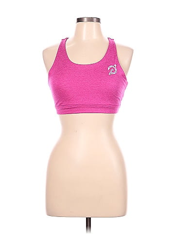 Peloton Graphic Pink Sports Bra Size L - 52% off