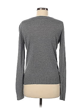 Gray Saks Fifth Avenue Pullover Sweater (view 2)