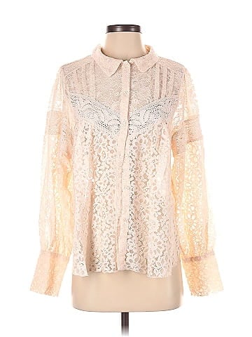 Free People Lace Long Sleeve Tops for Women - Up to 77% off