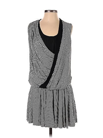 Robert Rodriguez Color Block Gray Casual Dress Size S - 83% off