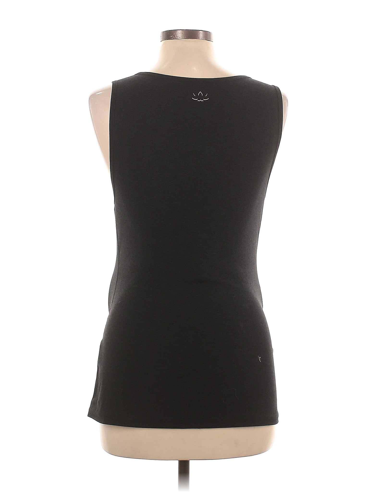 Beyond the Bump by Beyond Yoga Solid Black Tank Top Size L (Maternity) - 62%  off