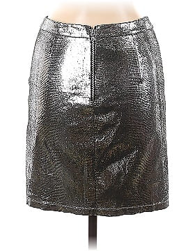 Alice + Olivia Faux Leather Skirt (view 2)