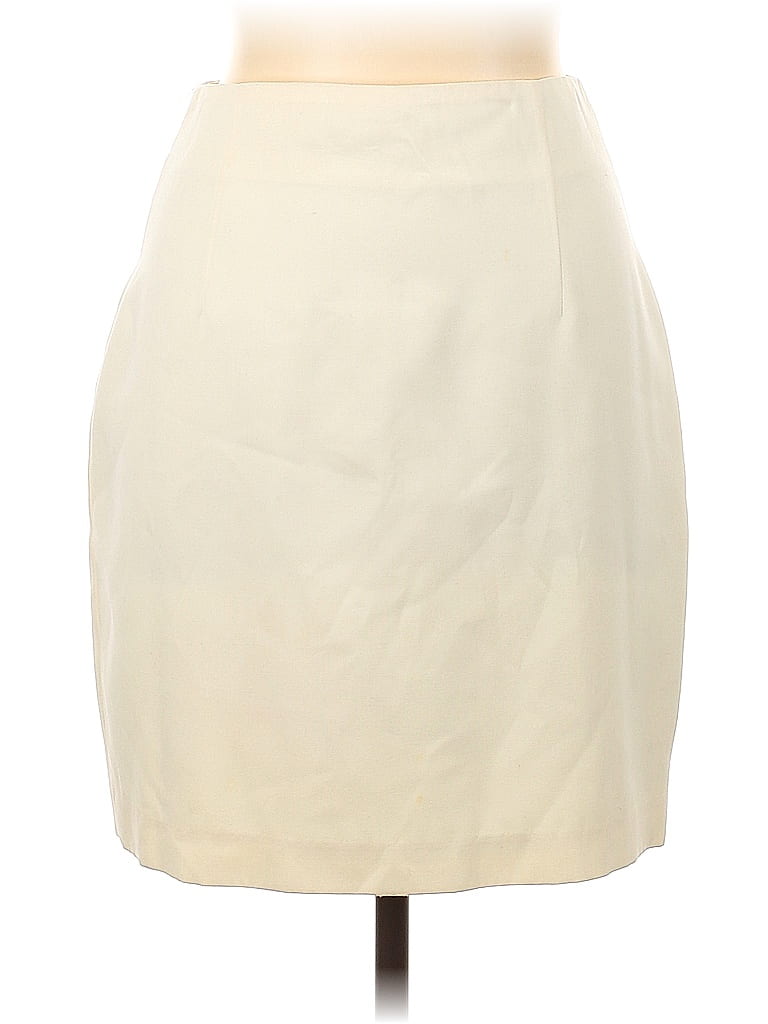 Pre-owned Unbranded Casual Skirt In White