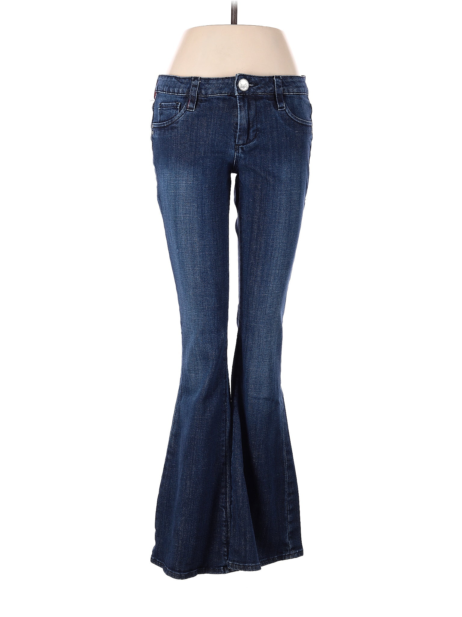 Suzy Radcliffe Solid Blue Jeans 28 Waist - 56% off