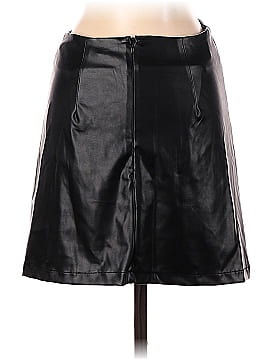 Entro Faux Leather Skirt (view 2)