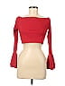 Forever 21 Red Long Sleeve Top Size M - photo 1
