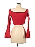 Forever 21 Red Long Sleeve Top Size M - photo 2
