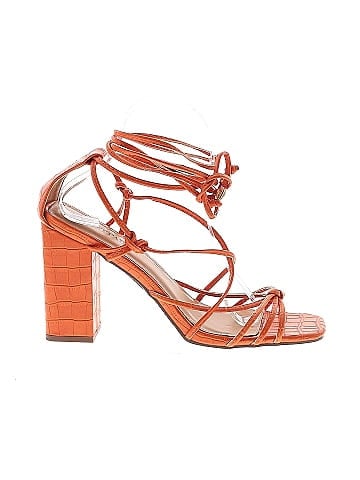 Orange heels hotsell size 9