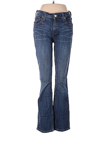 Silver Crush Jeans Solid Blue Jeggings Size 16 - 60% off