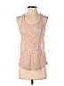Fossil 100% Polyamide Tan Sleeveless Top Size XS - photo 1