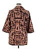 Essentials Snake Print Batik Brown 3/4 Sleeve Blouse Size 0X (Plus) - photo 2