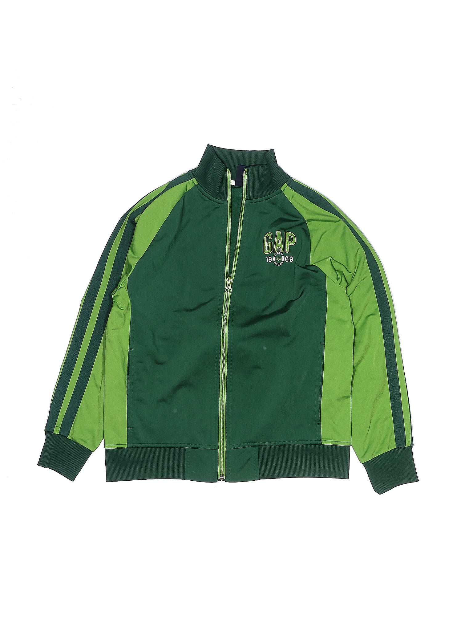 Gap Kids 100 Polyester Green Jacket Size L (Infants) 51 off ThredUp