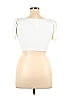Roxy White Short Sleeve Top Size XL - photo 2