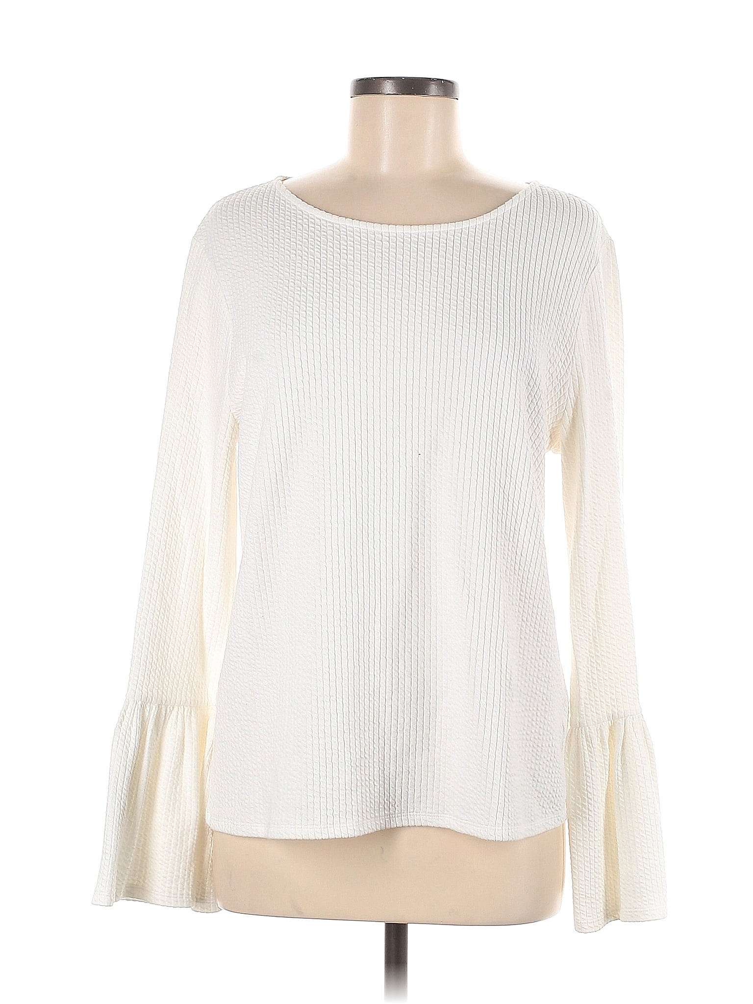 Porridge White Ivory Long Sleeve Top Size L 75 Off Thredup