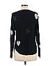 Rachel Zoe Hearts Stars Black Pullover Sweater Size M - photo 2