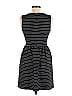 Ivy & Blu Stripes Black Casual Dress Size 6 - photo 2
