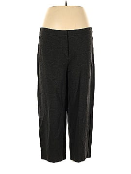 J Jill Ankle Dress Pants Womens Size 0P Petite Gray Pumice Stretch Cropped