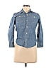 Gap 100% Cotton Blue Long Sleeve Button-Down Shirt Size M - photo 1