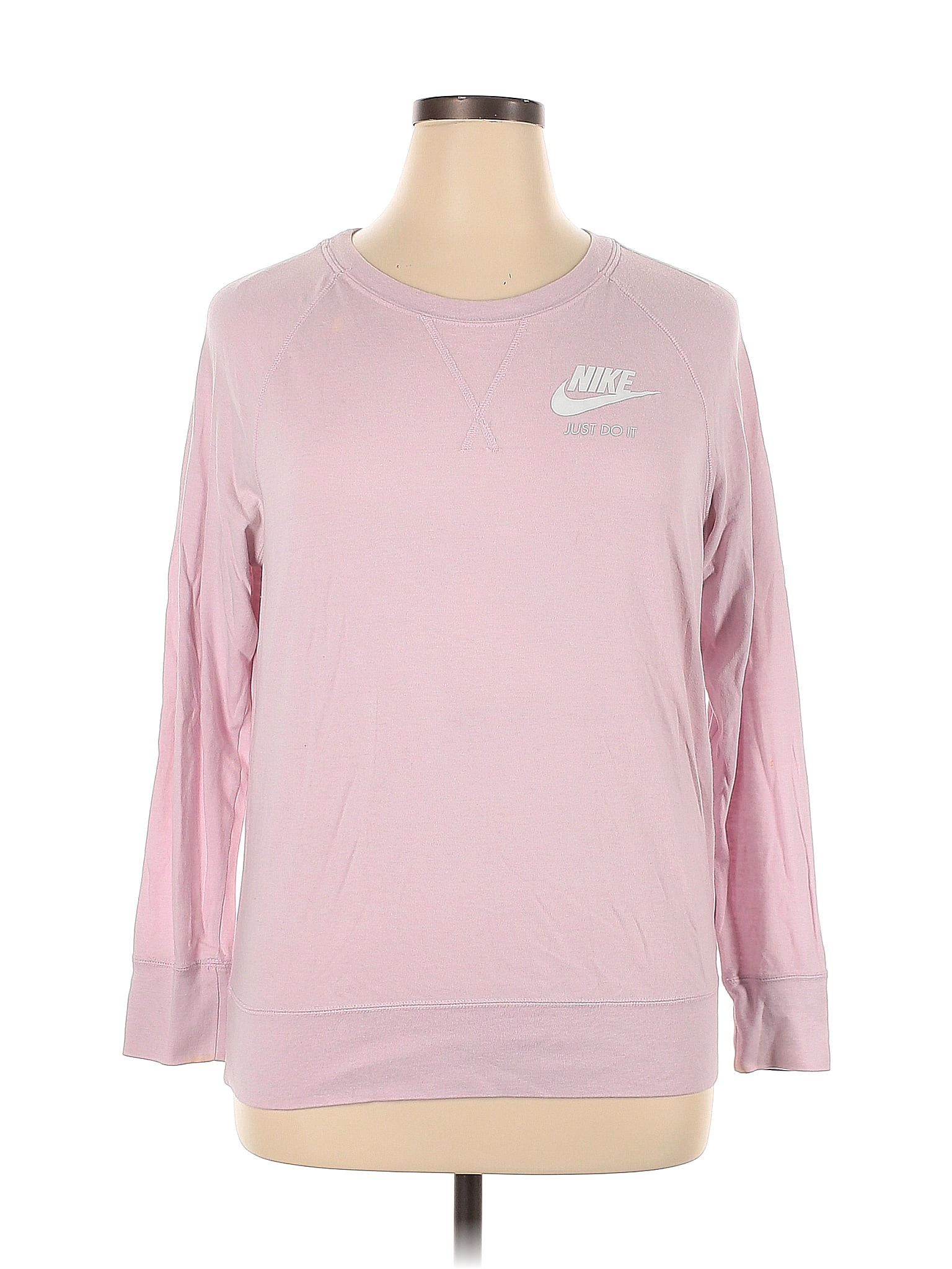 Nike Pink Pullover Hoodie Size XL - 65% off | ThredUp