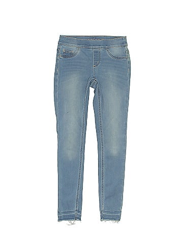 Justice Solid Blue Jeggings Size 12 - 51% off