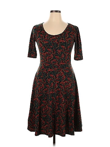 Lularoe Multi Color Black Casual Dress Size M - 54% off