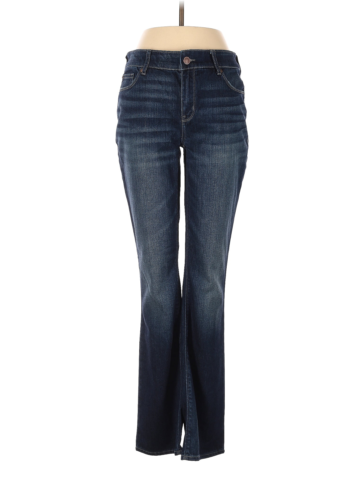 Chico's Solid Blue Jeans Size Sm (0) - 79% off | ThredUp