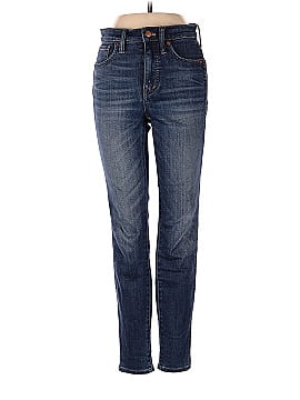 Madewell 10" High-Rise Skinny Jeans in Danny Wash: TENCEL&trade; Denim Edition (view 1)