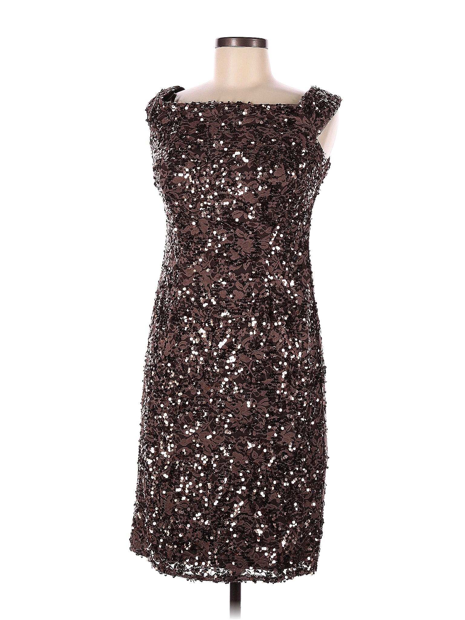 Adrianna Brown Print Maxi Dress
