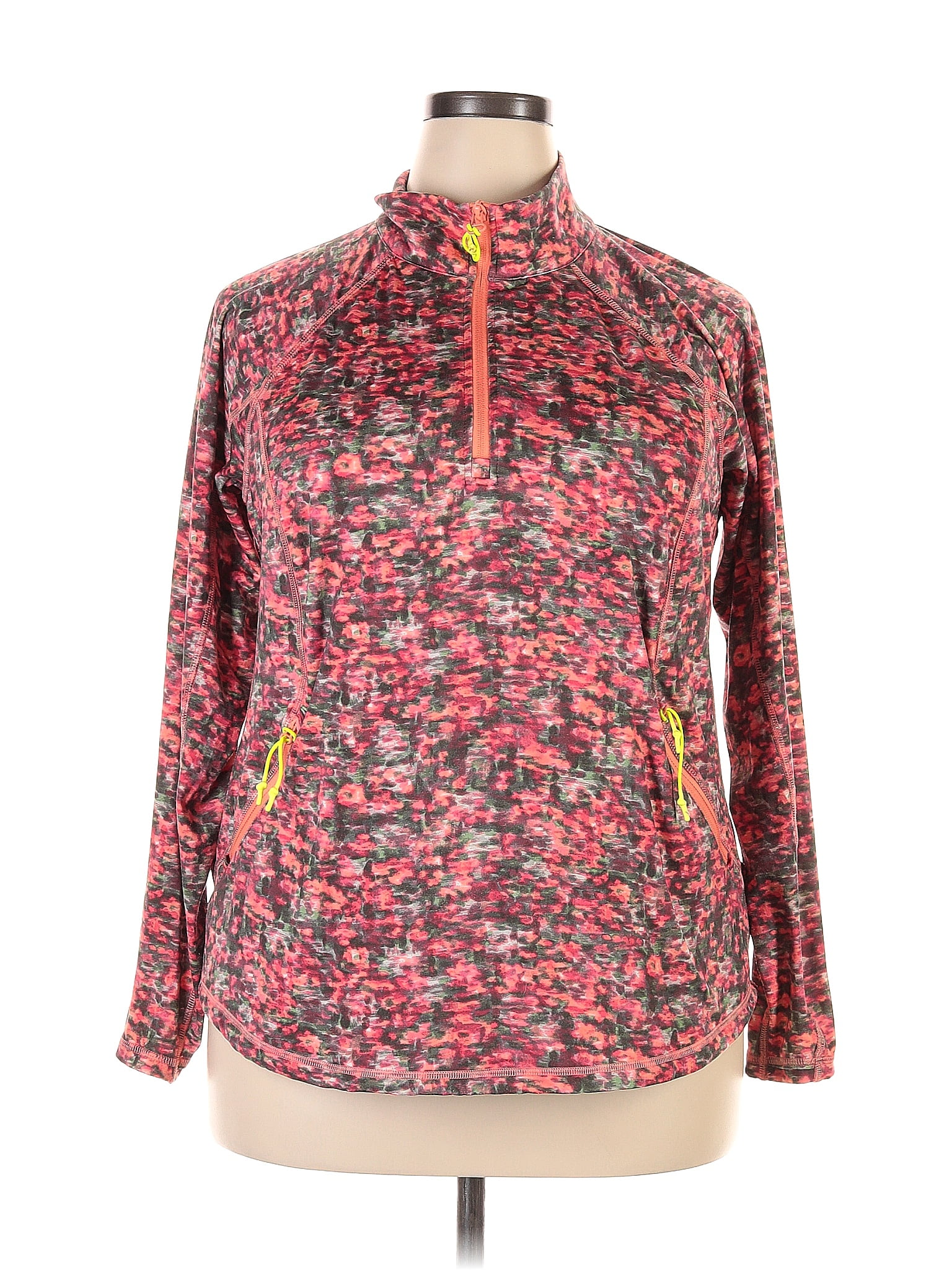 Sweat Femme T By Talbots – Taille S, Rose, 1/4 Zip, Coton, Manches Longues, Occasion