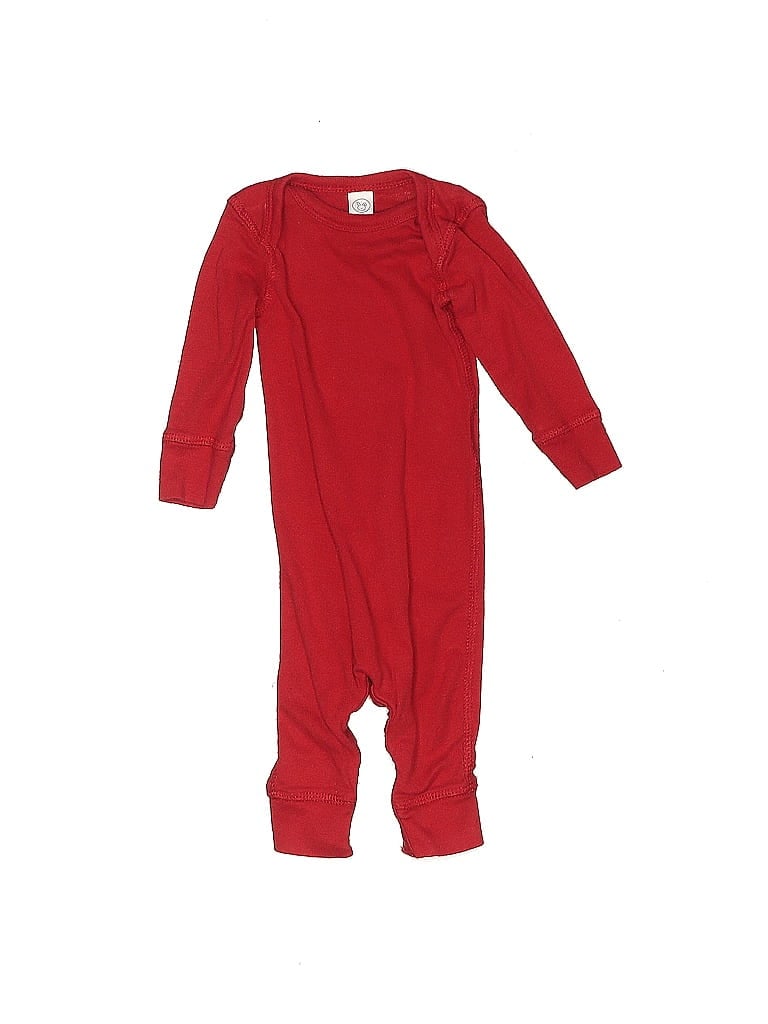 Rabbit Skins 100% Cotton Solid Red Long Sleeve Outfit Newborn - photo 1