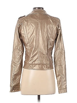 Body Central Faux Leather Jacket (view 2)