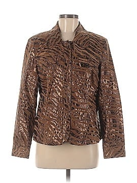 1 Piece Erin London Twill Zip Up Blazer Suit Jacket Coat Women's