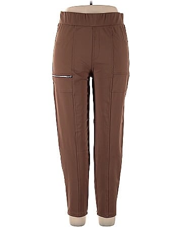Halara Solid Brown Casual Pants Size XL - 65% off