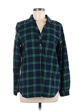 J.Crew Factory Store Long Sleeve Button-Down Shirt (view 1)