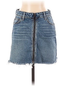 We the Free Denim Skirt (view 1)