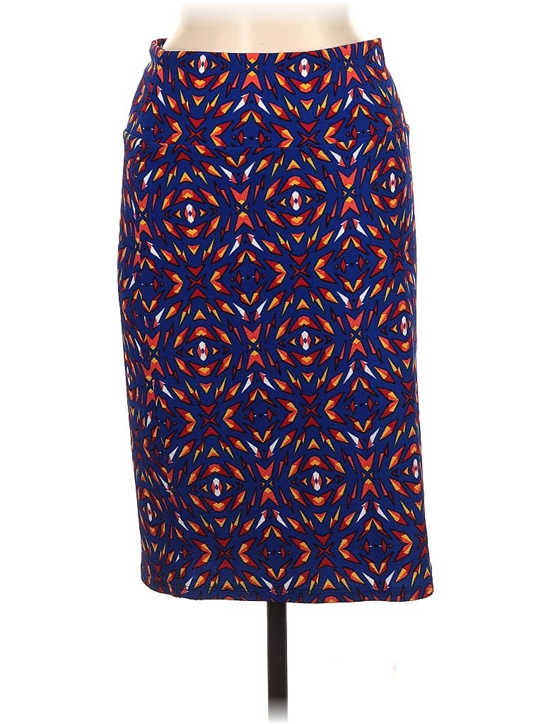 Pre-owned Lularoe Casual Skirt In Blue