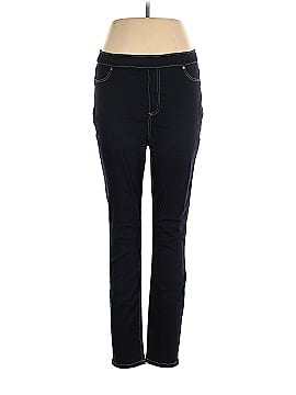 Simply Vera Vera Wang Polka Dots Black Jeans Size 18 (Plus) - 60% off