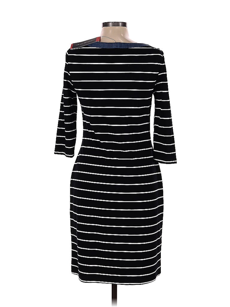 Tommy Hilfiger Stripes Black Cocktail Dress Size M - photo 1