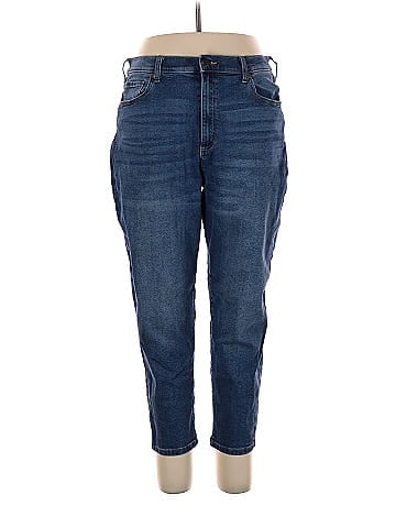 Sonoma Goods for Life Solid Blue Jeans Size 16 - 58% off