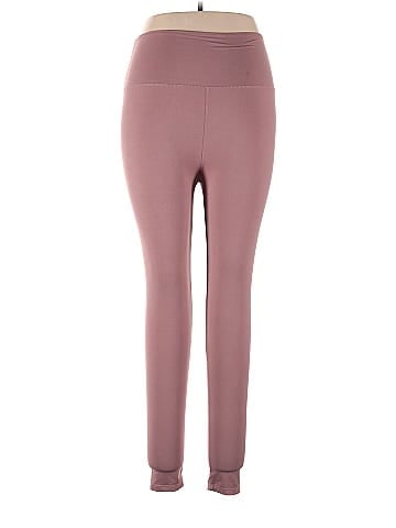 Unbranded Solid Pink Leggings Size XXL - 60% off