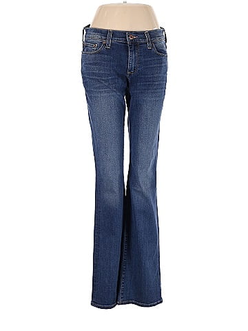 Lucky Brand Solid Blue Jeans Size 6 - 66% off