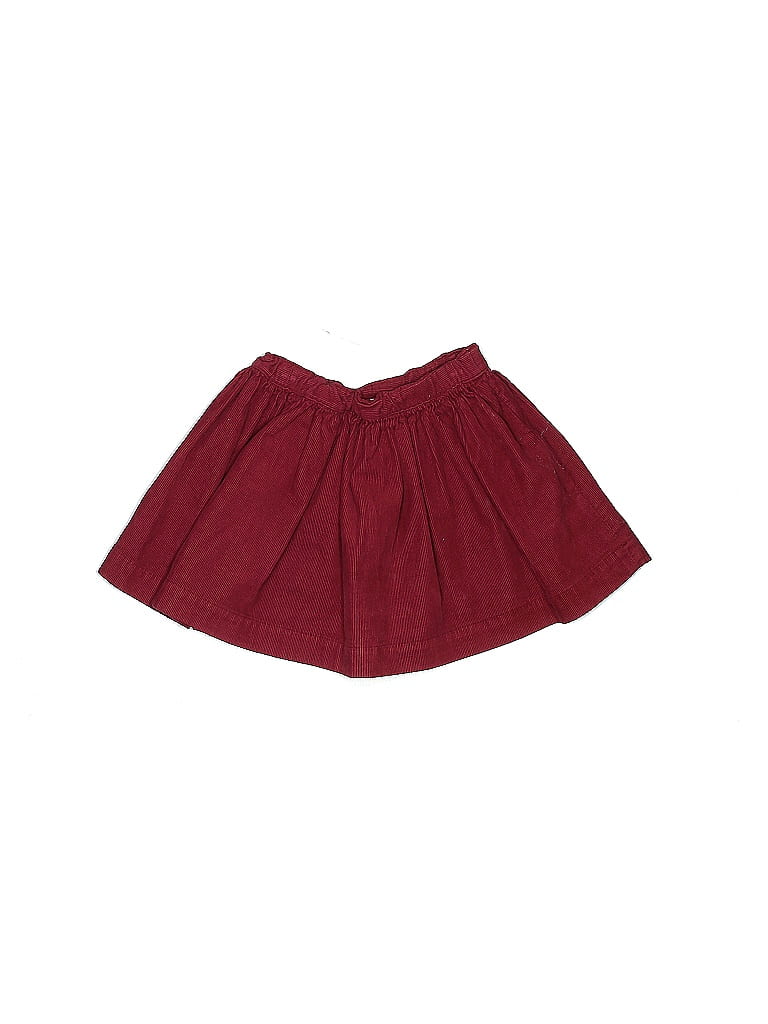 Bonpoint Solid Burgundy Skirt Size 4 - photo 1