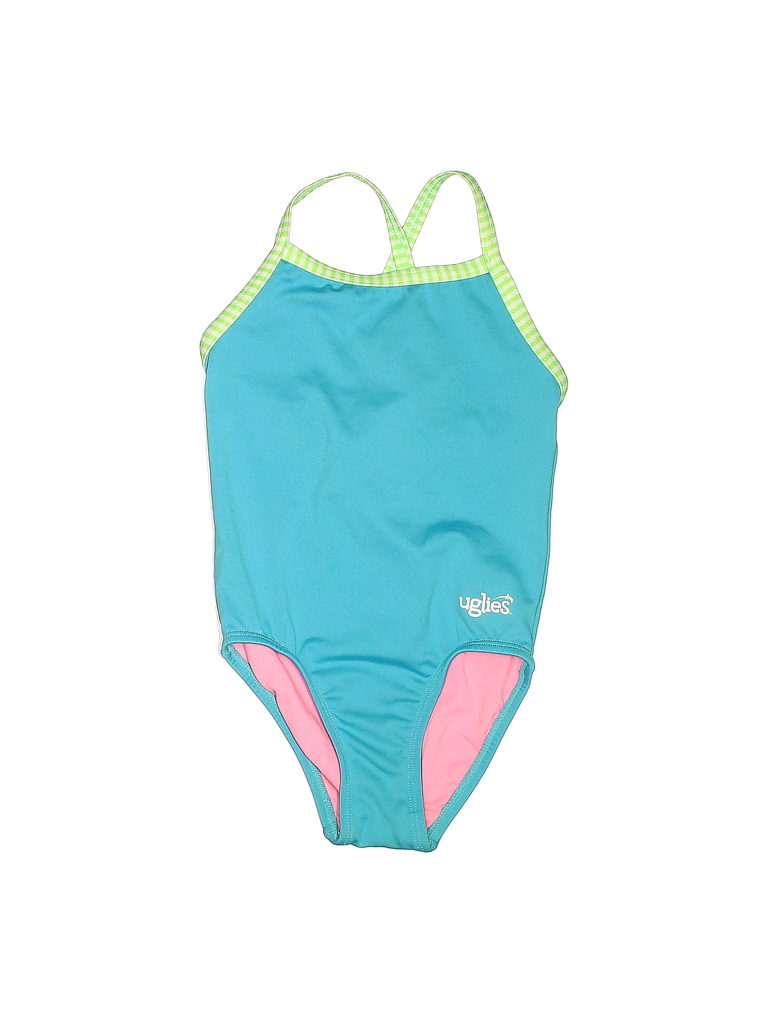 Dolfin Solid Blue One Piece Swimsuit Size 8 - 45% off | ThredUp